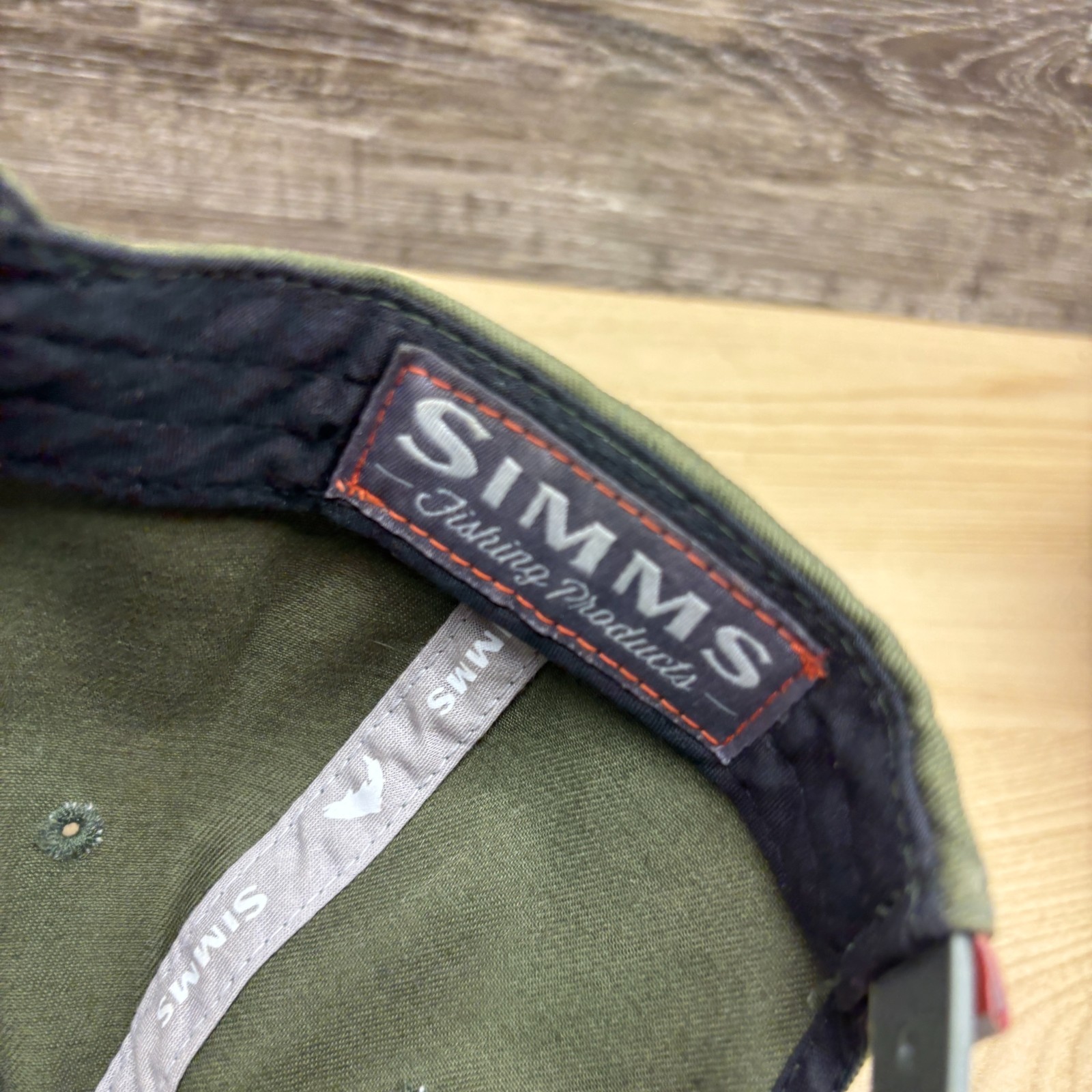 Simms Hat Cap Snapback Green Working Waders Patch… - image 10