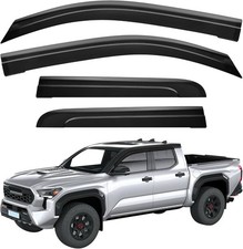 Low Profile Rain Guards Compatible With 2024 2025 Tacoma Double Cab Outside Low Profile Rain Guards Compatible With 2024 2025 Tacoma Double Cab Outside