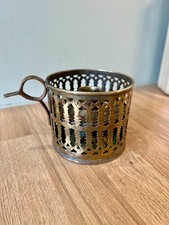 Vintage brass candle holder chamberstick