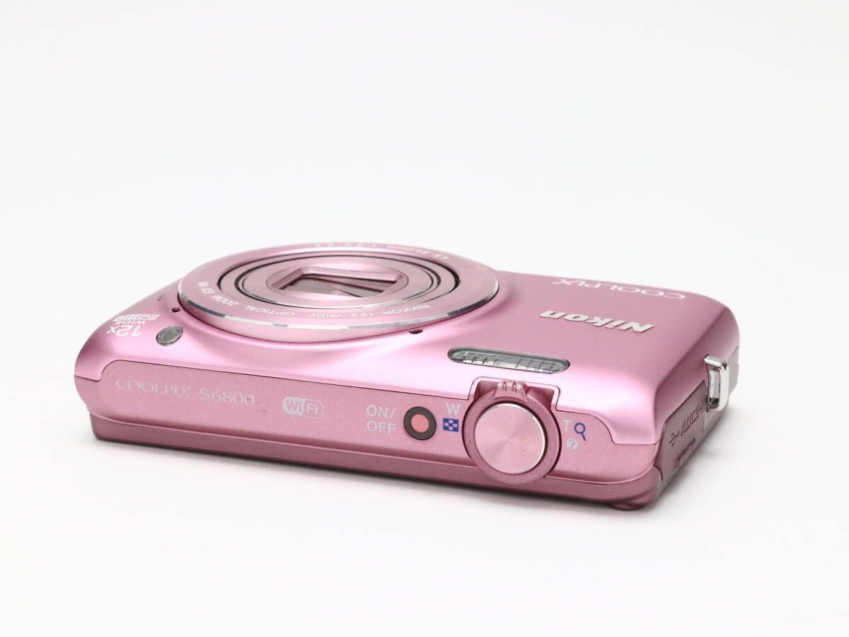 Nikon COOLPIX S6800 Pink 16MP 12x Zoom Compact Camera Wi‑Fi