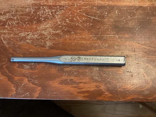 Craftsman 1/4” Pin Punch Lineup Tool - USA Made 5.5” Long - Picture 2 of 5