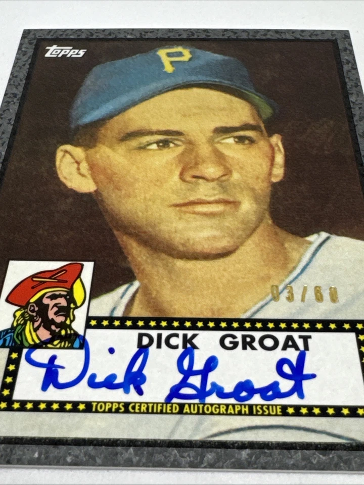 Autógrafo Topps Black Wrapper Redemption 2011 Dick Groat #RA-23 Piratas 3/60 Foto 2 de 4