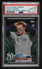 2018 Topps Chrome Image Variation Green Refractor 85/99 Clint Frazier PSA 10 2du