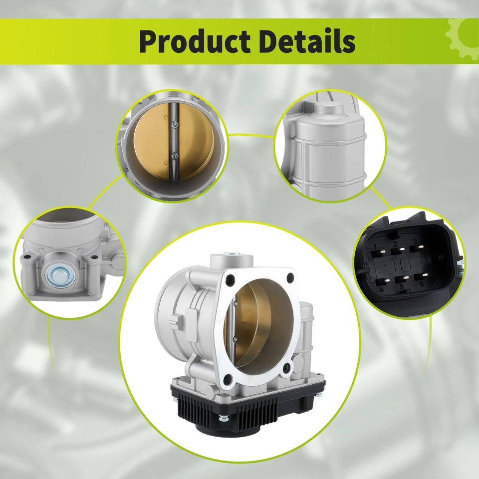 Cuerpo de acelerador genuino OEM para Nissan 350Z Murano Infiniti G35 V6 2003-2007 3,5 L Foto 4 de 4