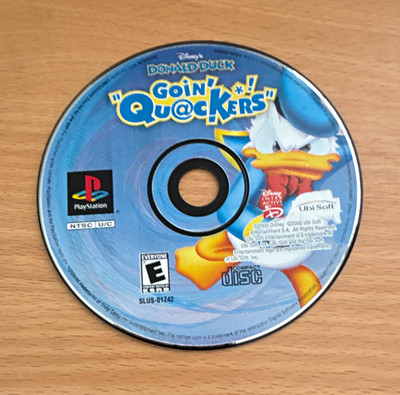 Ubisoft Disney's Donald Duck: Goin' Quackers Sony PlayStation 1, 2000 DISK ONLY