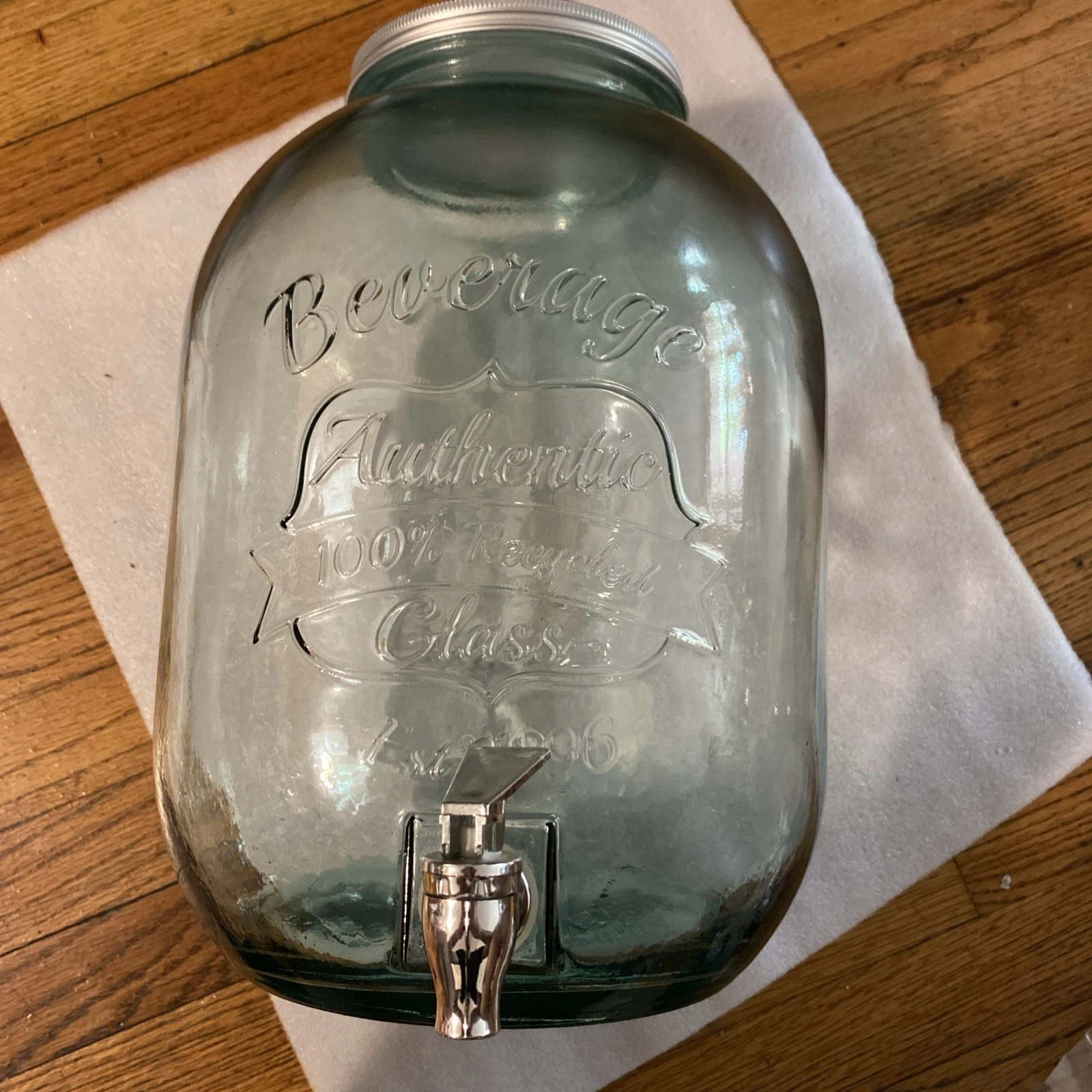 Glass Containers 12L With Tap With Lid Home