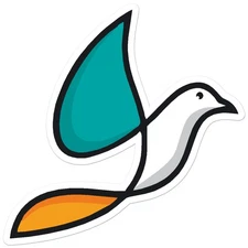 Dove Peace - Vinyl Decal Sticker - Car Window Laptop - ebn8144