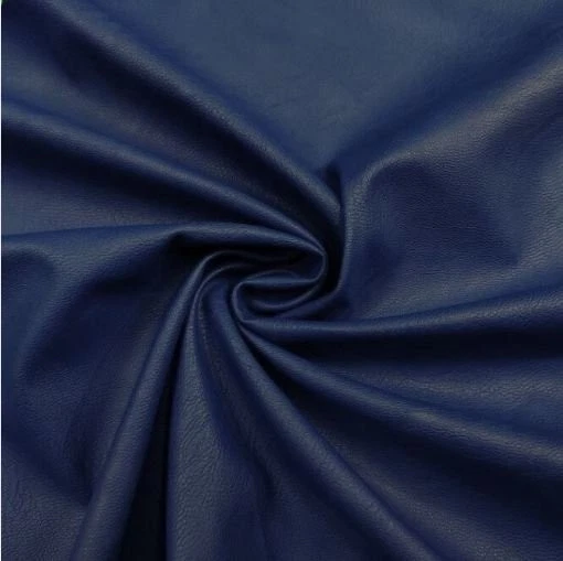 PINOTTI TESSUTO ECOPELLE FINTAPELLE BLU PESO GR.700 MTLIN - VENDITA AL METRO/ALTA CM 140