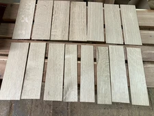 15 pc 1/8" thick WHITE OAK *Quarter Sawn* wood lumber INDIANA *FREE SHIPPING*