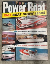 POWER BOAT January 1961 - Boat Show Issue - Starcraft, Chris-Craft, Mercury