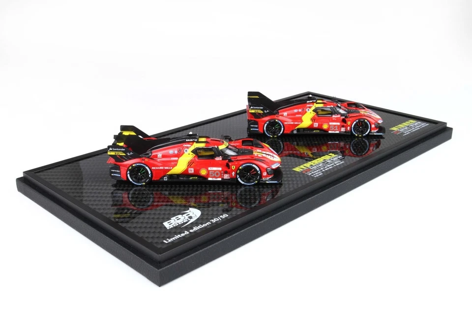 BBR EMPLM100CH  Ferrari 499P Le Mans 2023 Auto n.50 e n.51 1/43 Limited #49/50 - Immagine 2 di 4