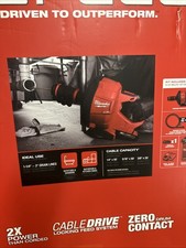 Milwaukee 2772A-21 M18 FUEL Drain Snake with Cable Drive Locking Feed System