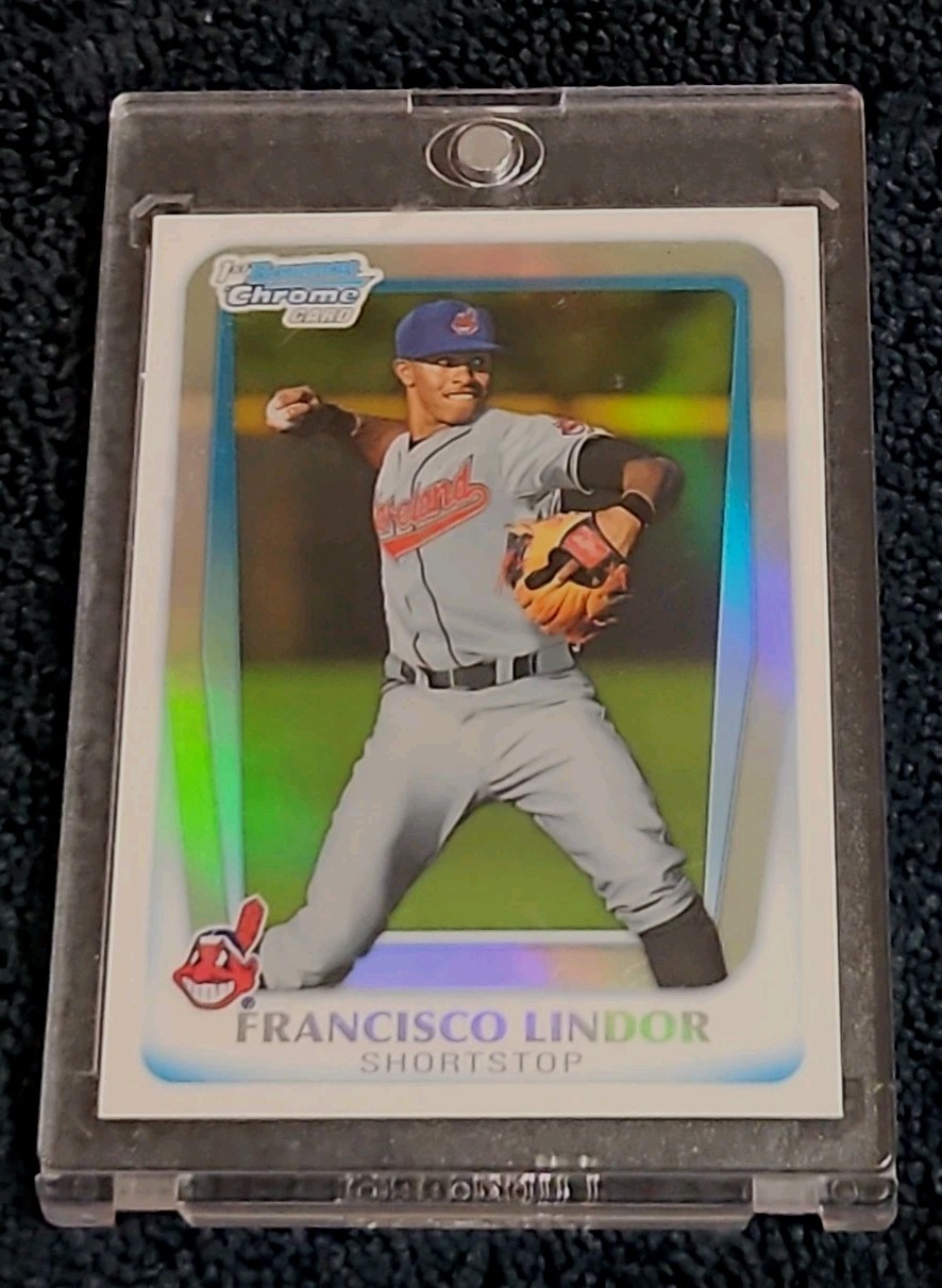 2011 Bowman Draft Picks & Prospects  Chrome Refractor Francisco Lindor #BDPP53
