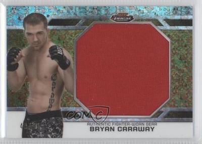 2013 Finest UFC Jumbo Threads Gold Refractor 49/88 Bryan Caraway Rookie RC 00gy