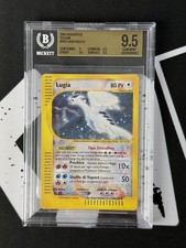 POKEMON BGS 9.5 LUGIA CRYSTAL AQUAPOLIS HOLO 149/147 - GEM MINT ITA CRISTALLINO