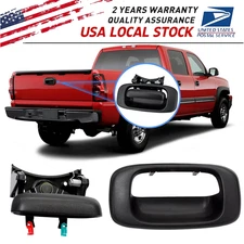 New Tailgate Handle w/ Bezel & Clips Fits 1999-2007 Chevy Silverado GMC Sierra