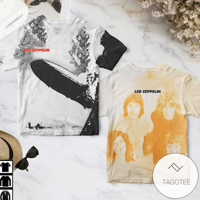 Led Zeppelin s Self-titled Album AOP 3D T-Shirt