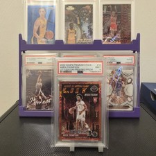 2023-24 NBA HOOPS Premium Stock City Edition Amen Thompson Red Prizm /88 PSA 9