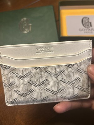 Goyard White Card Holder