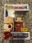 Funko Pop! Vinyl: Marvel - Iron Man (Unmasked) - Hot Topic (Exclusive) #136