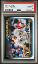 2024 TOPPS #33 WILLY ADAMES PSA 10