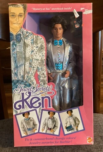 VINTAGE 1986 Jewel Secrets KEN Doll - Mattel #1719 - SEALED Box