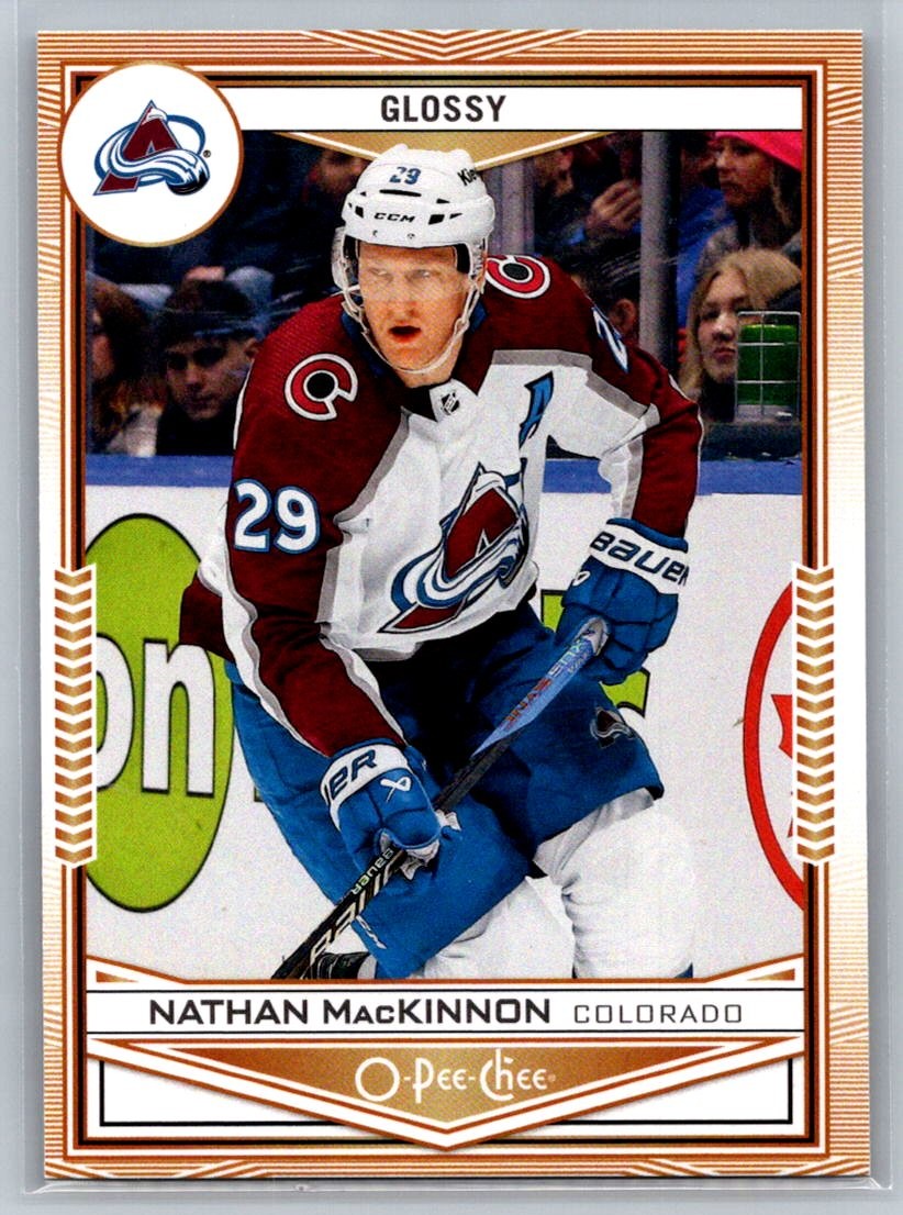 2024-25 Upper Deck #OG-25 Nathan MacKinnon O-Pee-Chee Glossy Colorado Avalanche