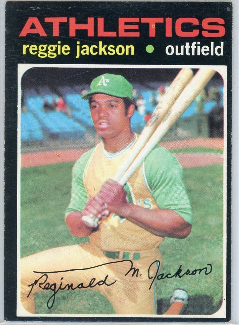 1971 Topps Reggie Jackson #20 Oakland A's "Free Shipping"