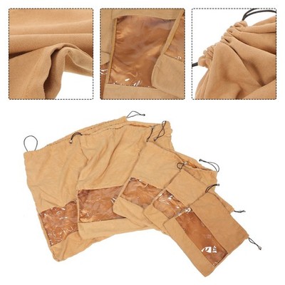 5 Pcs Down Jacket Moisture-proof Bag Purse Dust Bags Drawstring Velvet