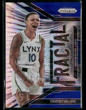 2025 Panini Prizm WNBA - Fractal Courtney Williams #6 Blue Pulsar Prizm /199
