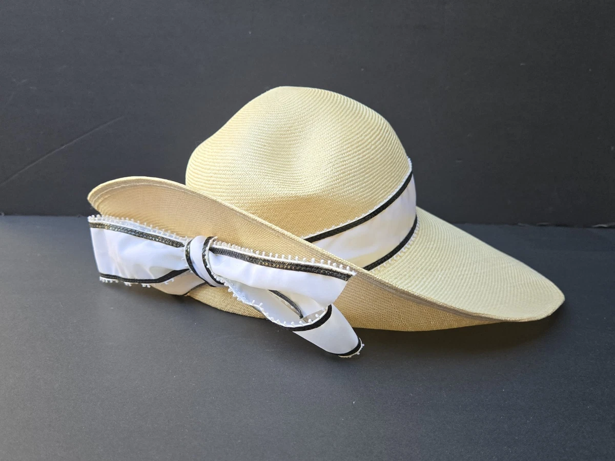 Vintage Floppy Wide Brim Women\'s Straw Woven Hat Summer Sun Hat   Brand olive & Macgin Big Floppy Sun Hat, Summer Wide Brim Beach Cap  main image 3