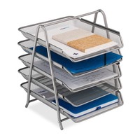 Dokumentenablage Schreibtisch-Organizer Papierablage Ablagesystem 5 FäCher