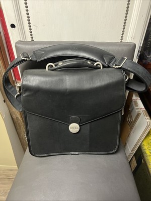 Dell Heavy Duty Leather Laptop Bag Case Professional Messenger