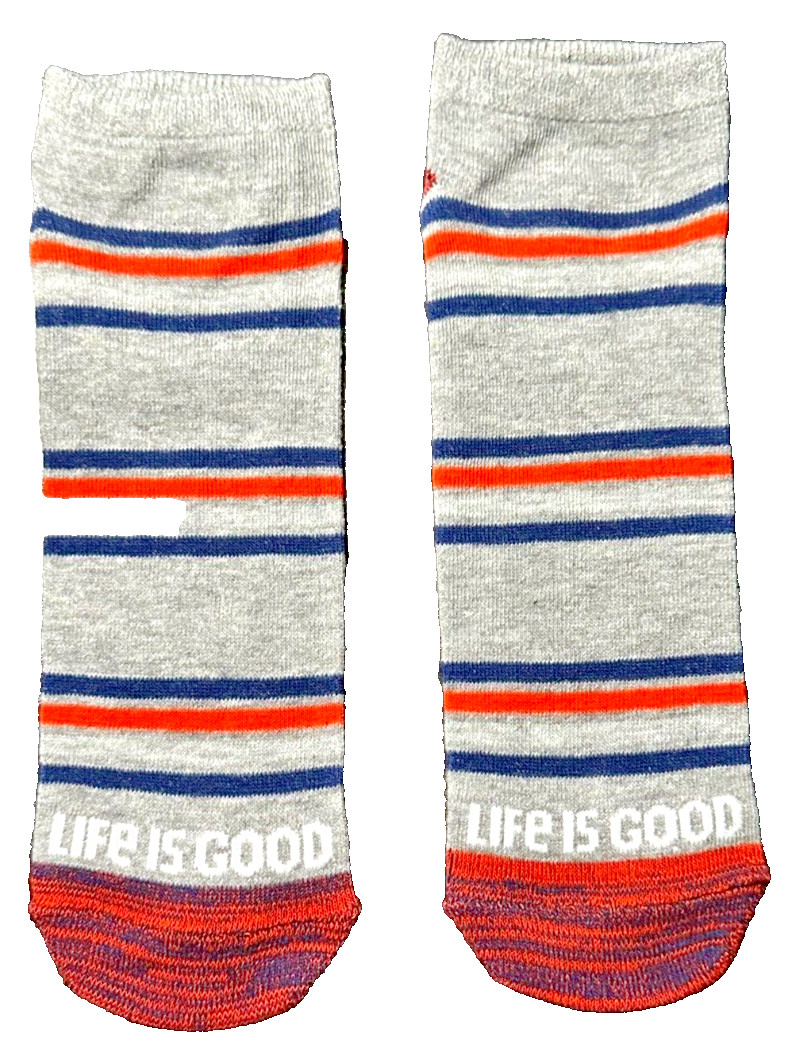 Life is Good Одна пара серых носков Удобные носки с глубоким вырезом Мужские размеры 6-125 1790₽