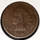 1879-P 1C Indian Head Cent VG 17sls2005