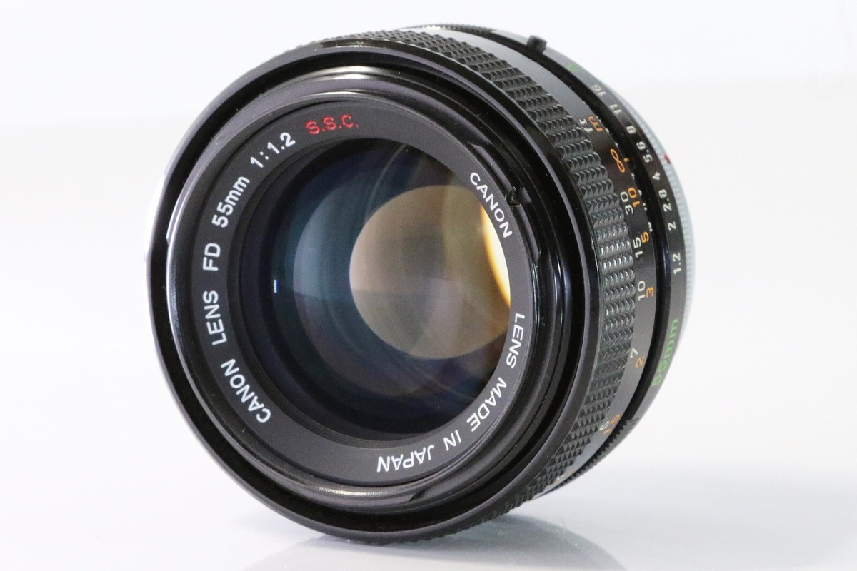 美品 Canon FD 55mm F1.2 S.S.C. Canon FD 55mm f/1.2 S.S.C. SSC Aspherical FD Mount MF Lens