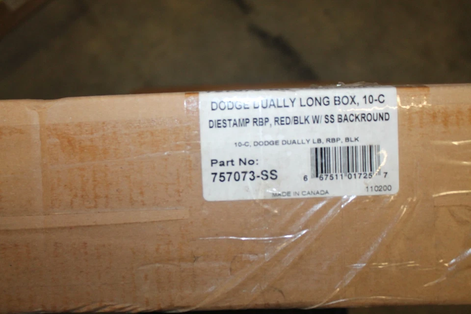 RBP Dodge Doble Guardabarros Juego Negro Rojo Con Fondo SS Caja Larga 10-C Foto 3 de 4