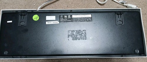 Vintage 5139 Keyboard Retro Packard Bell 1996 White PS/2 Wired Tested & Cleaned - Picture 4 of 4