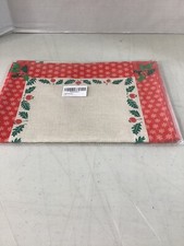 Christmas Table Runner Holly Leaves