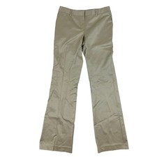 Massimo Dutti Ivory/Gold Satin Dress Pants Sz 40/30 (31x34) Stretch Designer