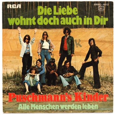 Puschmann's Kinder - Die Liebe wohnt doch auch in Dir / Single von 1974