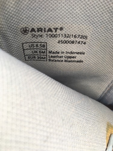 Ariat Westernstiefel Driftwood braun Leder 10001132 Größe 8,5 B Damen - Bild 10 von 13