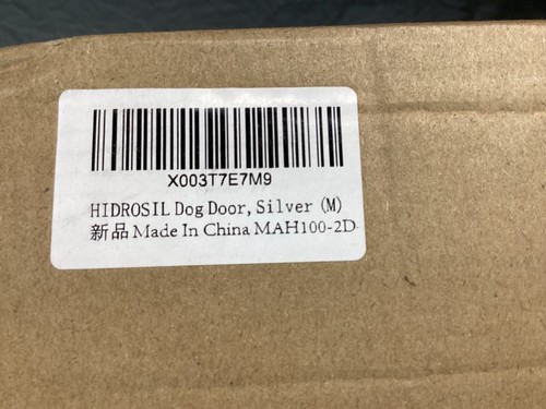 HIDROSIL HR-S-2800 Medium Heavy Duty Dog Pet Door Aluminum 25x10x5 Silver - Picture 2 of 5