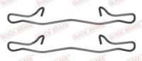 Quick Brake 109-1755 ZubehöRsatz, Scheibenbremsbelag FüR Skoda