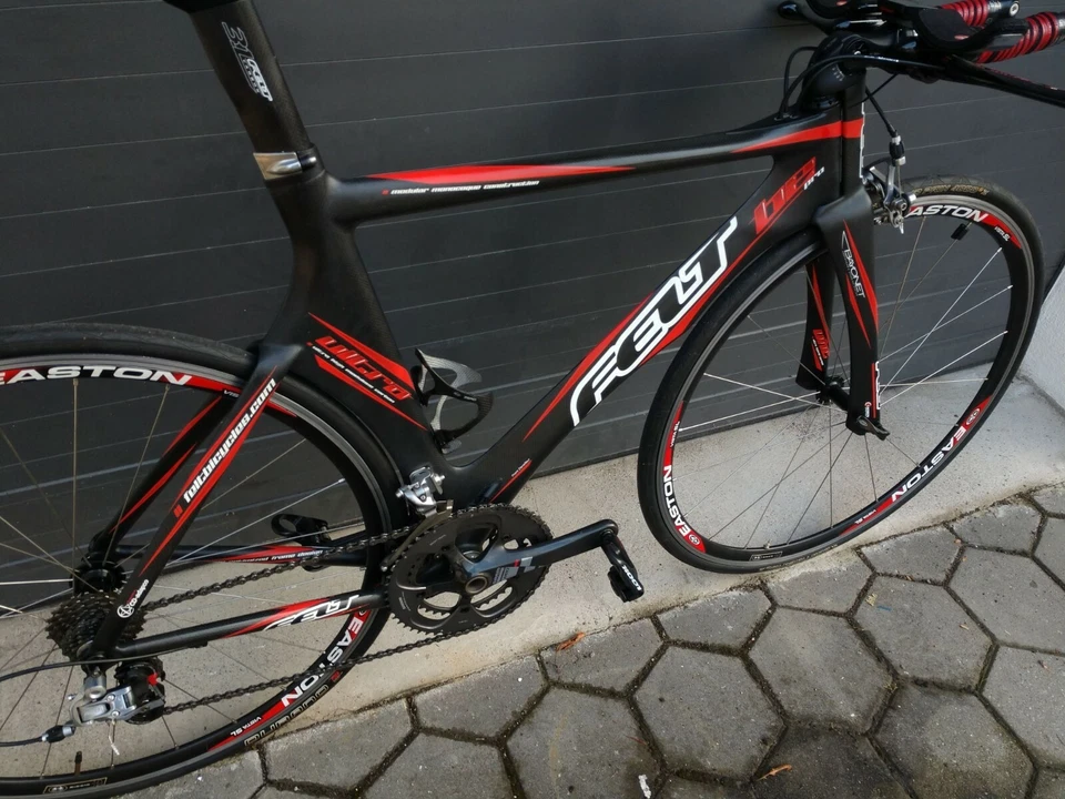 Felt Bayonet TT Rennrad Sram Red RH 54cm Triathlonrad Zeitfahrrad voll Carbon - Bild 2 von 4