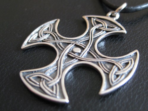 Keltischer Knoten 925'er Silber Kettenanhänger Kreuz Keltenknoten / KA 832.2 - Bild 2 von 7