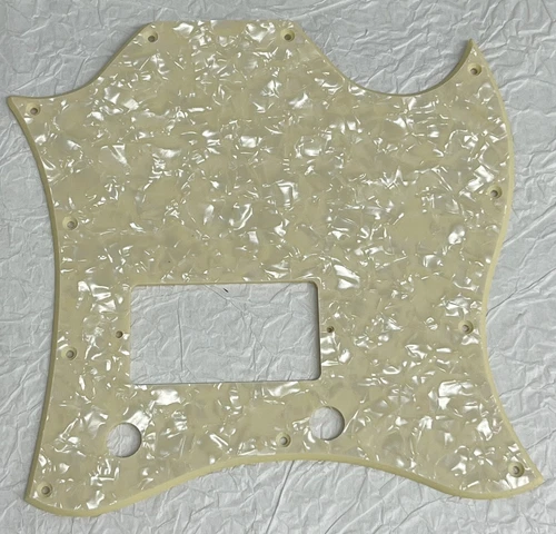 New Great-For Gibson SG Standard Single Humbucker Guitar Pickguard Cream Pearl