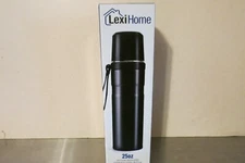 LEXIHOME  25oz Vacuum Insulated Stainless Steel Bottle SWEAT FREE DOUBLE WALLED
