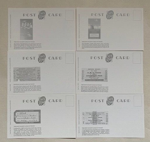 The Busy Solent & Isle of Wight, set of 6 artist's postcards, in envelope. Mint. - Picture 3 of 3