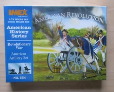 1/72 American Revolution Artillery Set Army Imex 554 Plastic Soldier Figures